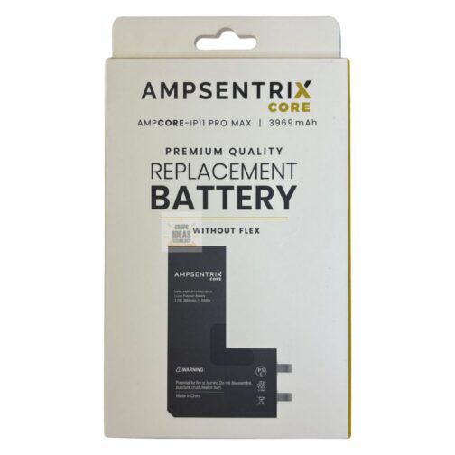 BATERIAS AMPSENTRIX IPHONE 11 PRO MAX SIN FLEX