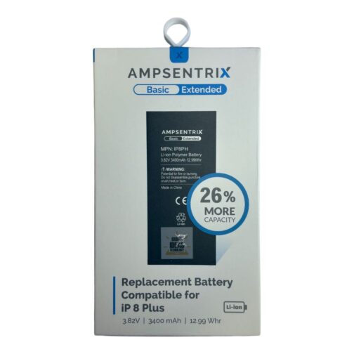 BATERIA AMPSENTRIX IPHONE 8 PLUS CON FLEX