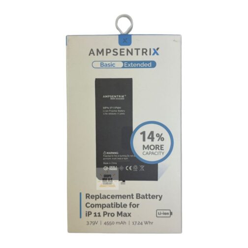BATERIAS AMPSENTRIX IPHONE 11 PRO MAX CON FLEX