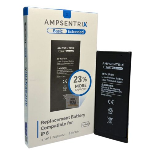 BATERIAS AMPSENTRIX IPHONE 8G CON FLEX