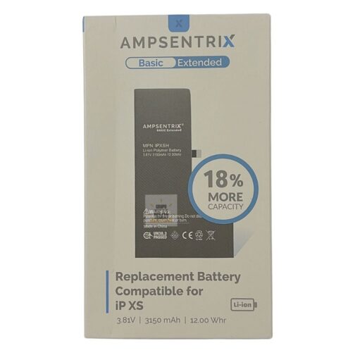 BATERIAS AMPSENTRIX IPHONE XS CON FLEX