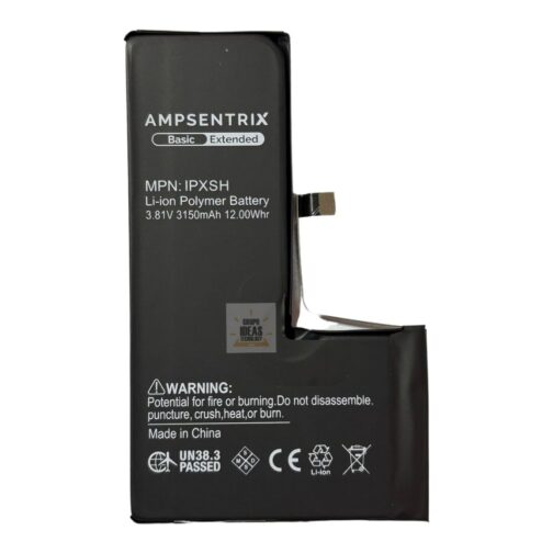 BATERIAS AMPSENTRIX IPHONE XS CON FLEX