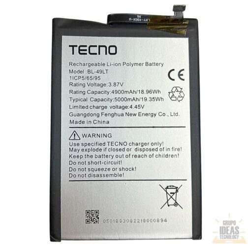 BATERIA GENERICA TECNO CAMON 19 PRO