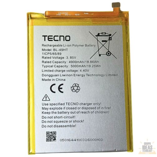 BATERIA GENERICA TECNO SPARK 6