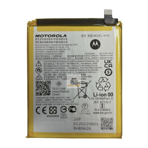 Batería Motorola E20 Nt40 Original